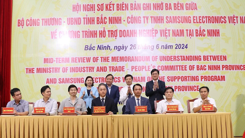 Các bên ký kết Biên bản ghi nhớ hợp tác năm 2024.