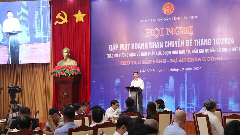 Lần đầu tiên, Bắc Ninh tổ chức gặp mặt doanh nhân, doanh nghiệp định kỳ hằng tháng.