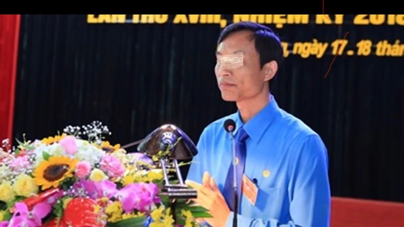 Ông Mai Xuân Anh, nguyên Chủ tịch Liên đoàn Lao động tỉnh Hải Dương.