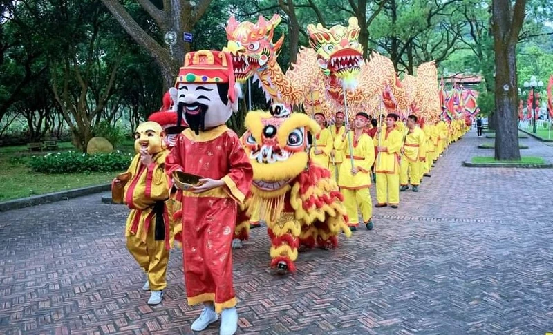 Rước Văn, nghi lễ mở đầu cho chuỗi sự kiện tại Lễ hội mùa thu Côn Sơn-Kiếp Bạc.