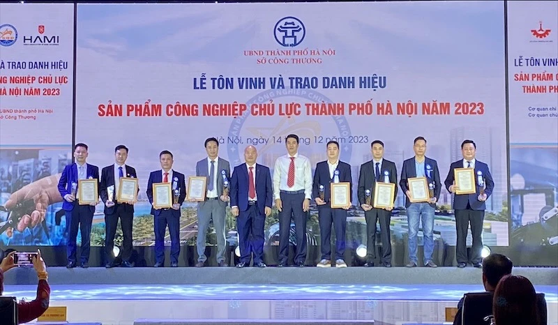 Năm nay, thành phố Hà Nội có thêm 33 sản phẩm công nghiệp chủ lực.
