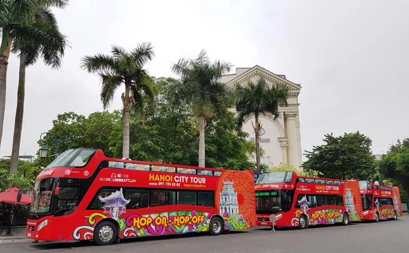 Hà Nội sẽ phục vụ miễn phí xe buýt hai tầng cho du khách từ ngày 29/4 đến hết ngày 3/5/2023.