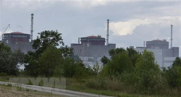 Nhà máy điện hạt nhân Zaporizhzhia ở Ukraine. (Ảnh: THX/TTXVN)