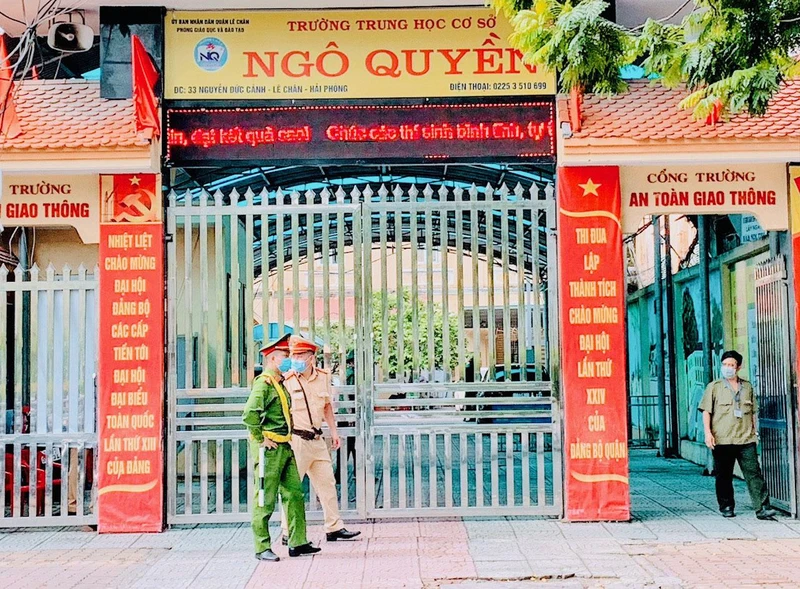 Trường Trung học cơ sở Ngô Quyền (quận Lê Chân, thành phố Hải Phòng).