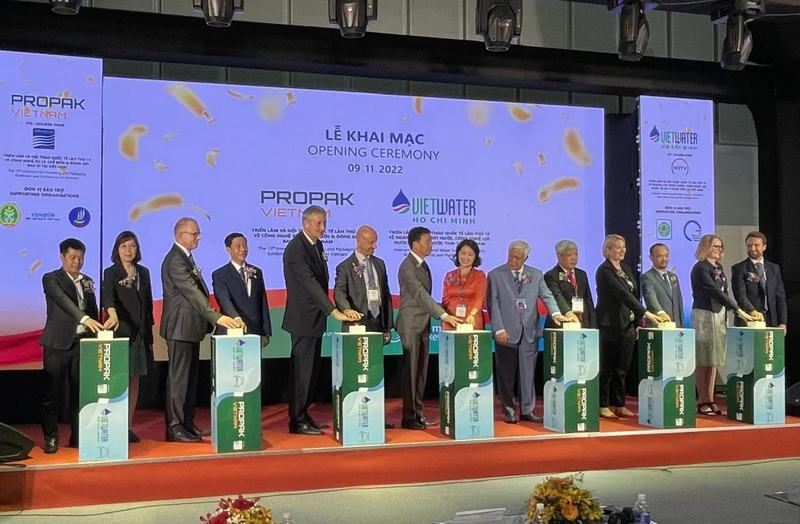 Khai mạc triển lãm ProPak Vietnam 2022 và Vietwater 2022.