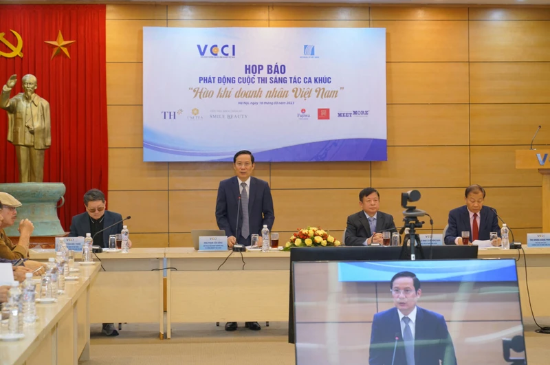 VCCI phát động cuộc thi sáng tác ca khúc “Hào khí doanh nhân Việt Nam”