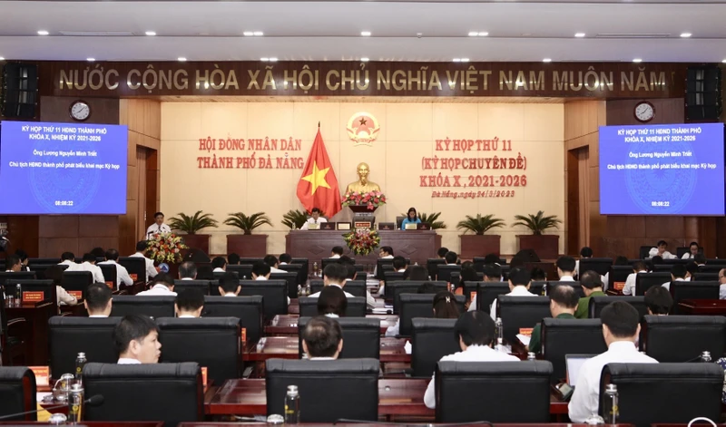 Khai mạc kỳ họp thứ 11 Hội đồng nhân dân thành phố Đà Nẵng. 