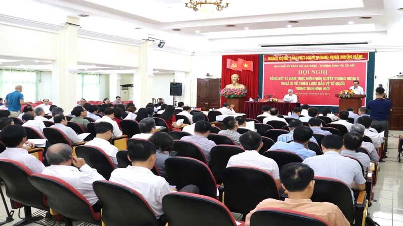 Bộ Lao động-Thương binh và Xã hội tổ chức Hội nghị tổng kết 10 năm thực hiện Nghị quyết Trung ương 8 khóa XI.