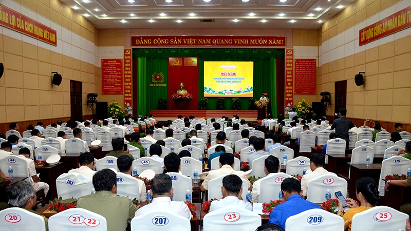 Hội nghị tuyên dương điển hình tiên tiến trong công tác phòng, chống ma túy tỉnh Bình Thuận.