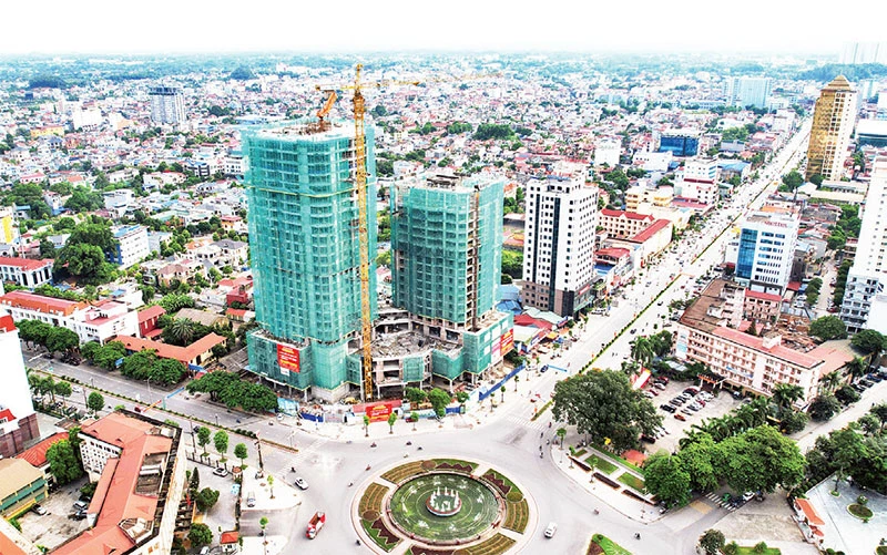 Một góc thành phố Thái Nguyên.