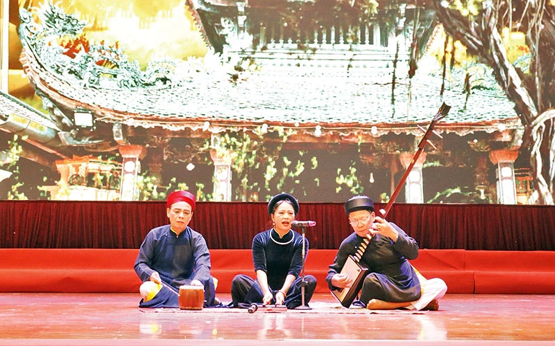 Bắc Ninh đã và đang nỗ lực hồi sinh, phát triển nghệ thuật ca trù.