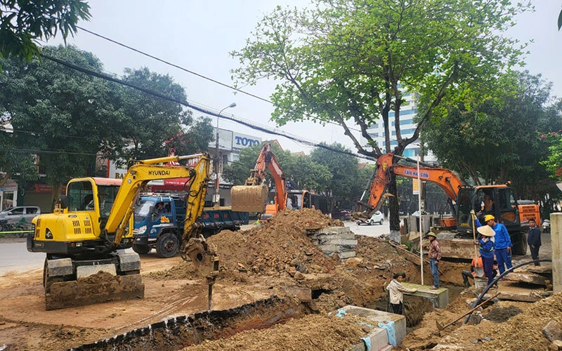 Thành phố Hà Tĩnh, tỉnh Hà Tĩnh tập trung nguồn lực đẩy nhanh tiến độ các dự án chỉnh trang đô thị.
