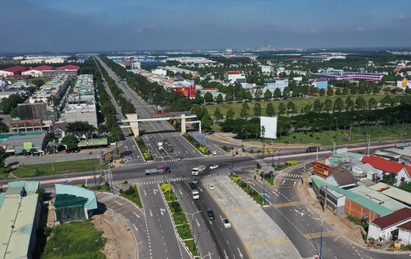 Đường Tân Vạn-Mỹ Phước-Bàu Bàng kết nối các khu công nghiệp tại Bình Dương đến các cảng Cái Mép, Thị Vải, sân bay quốc tế Long Thành...