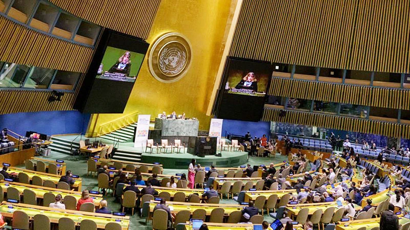 Diễn đàn Chính trị cấp cao về phát triển bền vững tại trụ sở của Liên hợp quốc. (Ảnh: UN NEWS)