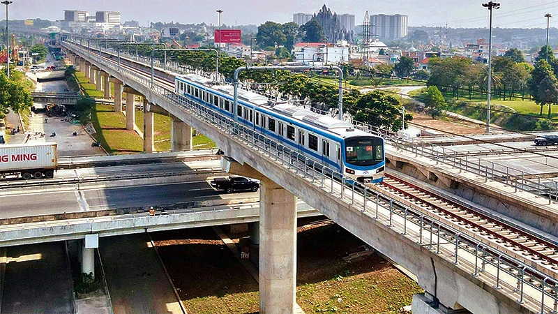 Kéo dài tuyến Metro số 1 tăng kết nối giao thông cho vùng.