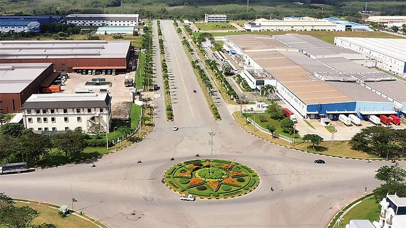 Hạ tầng khu công nghiệp tại thành phố Tân Uyên, tỉnh Bình Dương.