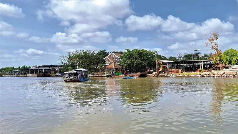 Kênh xáng Chắc Băng, đoạn thuộc xã Trí Phải, huyện Thới Bình, tỉnh Cà Mau.