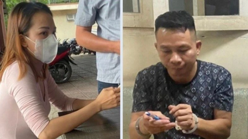 Đối tượng Nguyễn Thị Thắm và Trần Đức Hữu bị khởi tố, bắt tạm giam. 