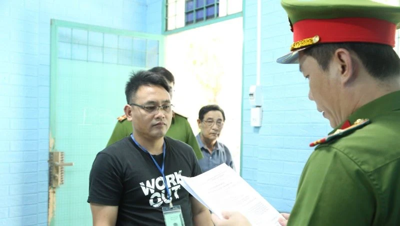 Bị can Nguyễn Đức Trung bị khởi tố, bắt tạm giam. 