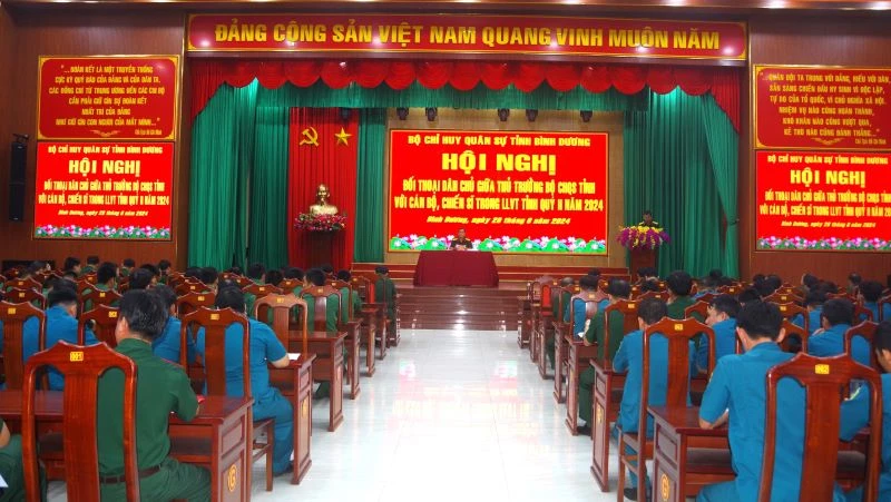 Toàn cảnh buổi đối thoại.