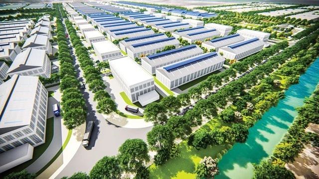 Mô hình Khu công nghiệp Hiệp Thạnh rộng gần 500ha tại Tây Ninh.