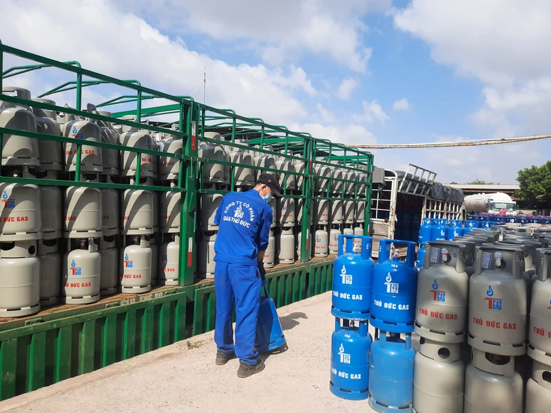 Vận chuyển gas tại Công ty Cổ phần gas Thủ Đức.