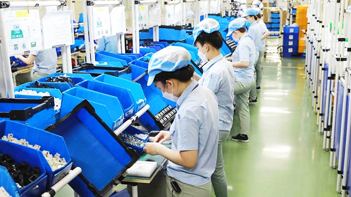 Một cơ sở sản xuất chip bán dẫn của Samsung Electronics. Ảnh: The Korea Herald