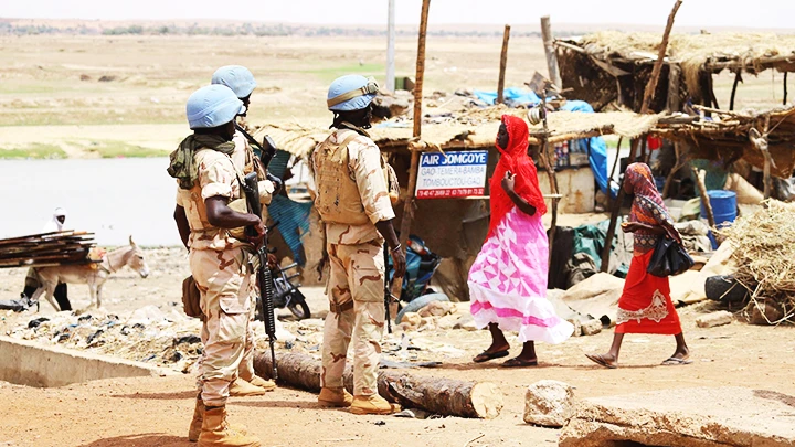 Lực lượng MINUSMA giám sát an ninh tại Mali. Ảnh: GETTY IMAGES