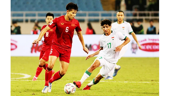 Đội tuyển Việt Nam đặt quyết tâm cao trước trận gặp đội tuyển Iraq tại Asian Cup. Ảnh: KHIẾU MINH