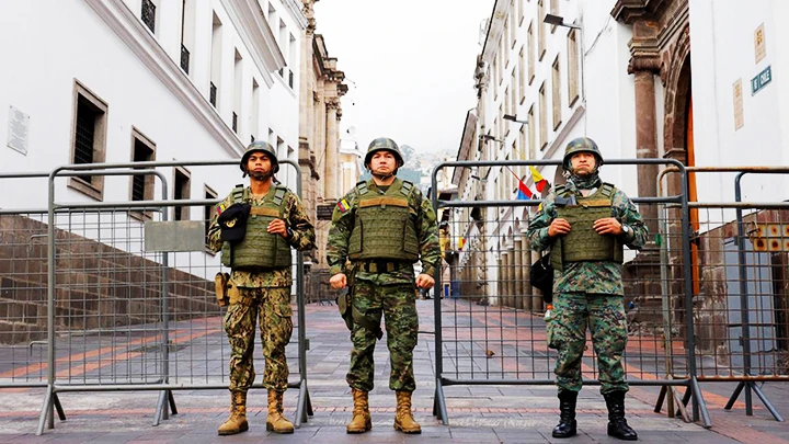 Ecuador tăng cường biện pháp an ninh. Ảnh: AP