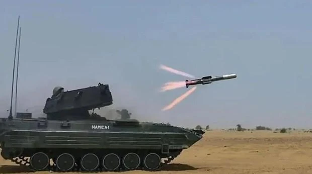 Ấn Độ phóng thử tên lửa chống tăng dẫn đường bằng laser. (Nguồn: chanakyaforum.com)