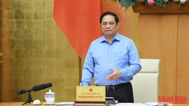 Thủ tướng Phạm Minh Chính chủ trì phiên họp Chính phủ thường kỳ tháng 8 năm 2022.