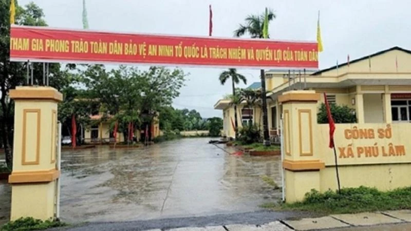 Công sở xã Phú Lâm (Thanh Hóa). 