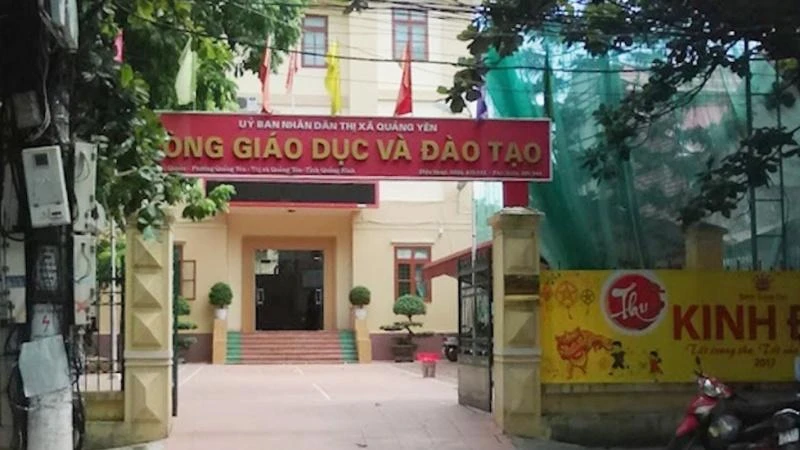 Trụ sở Phòng Giáo dục và đào tạo thị xã Quảng Yên, tỉnh Quảng Ninh. (Nguồn: Internet)
