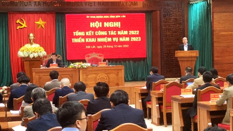 Chủ tịch Ủy ban nhân dân tỉnh Đắk Lắk Phạm Ngọc Nghị triển khai các nhiệm vụ năm 2023.