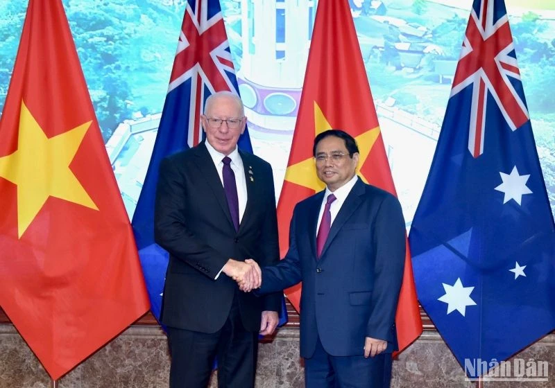 Thủ tướng Phạm Minh Chính và Toàn quyền Australia David.