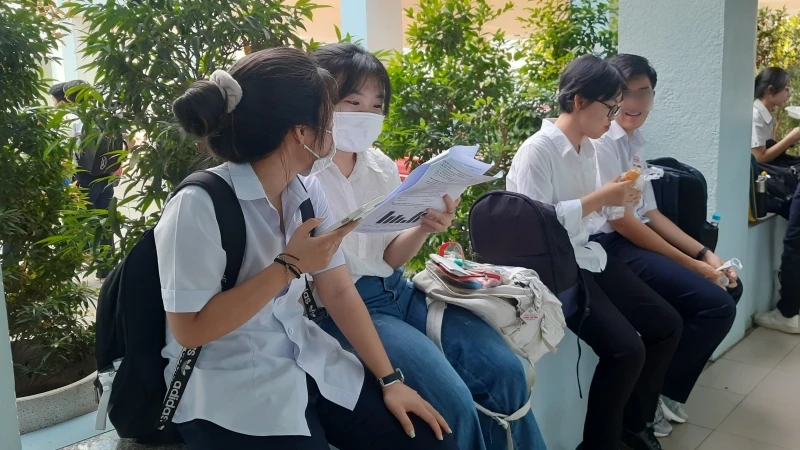 Thí sinh tham gia kỳ thi đánh giá năng lực đợt 1 năm 2023 tại Trường đại học Lạc Hồng (tỉnh Đồng Nai) do Đại học Quốc gia Thành phố Hồ Chí Minh tổ chức.