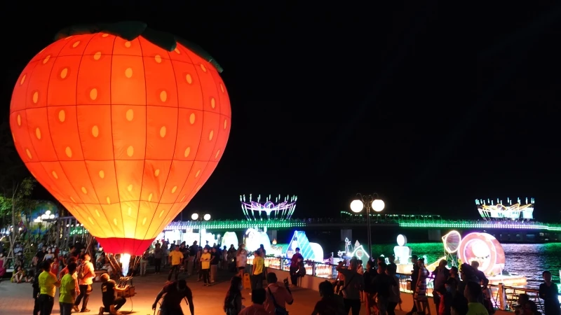 Lễ hội khinh khí cầu được tổ chức tại Cần Thơ.