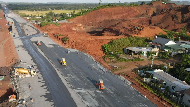 Khu vực dự án cải tạo đất nông nghiệp tại đồi Bình Minh, xã Suối Cát, huyện Xuân Lộc, tỉnh Đồng Nai.