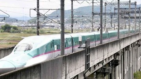 Một chuyến tàu cao tốc của Nhật Bản. (Nguồn: Japan News)