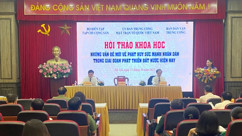 Quang cảnh Hội thảo.