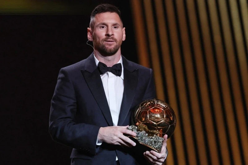 Messi giành danh hiệu Quả bóng Vàng FIFA 2023. (Nguồn: AFP)