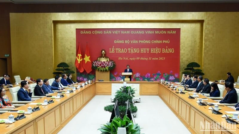 Quang cảnh buổi lễ.