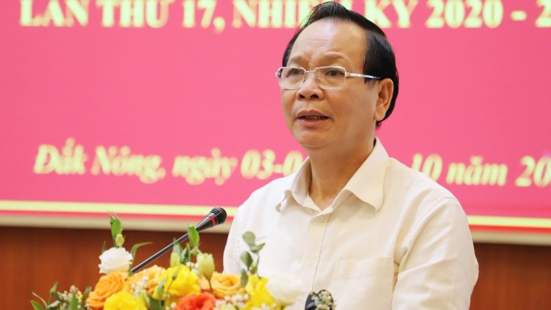 Bí thư Tỉnh ủy Đắk Nông Ngô Thanh Danh.