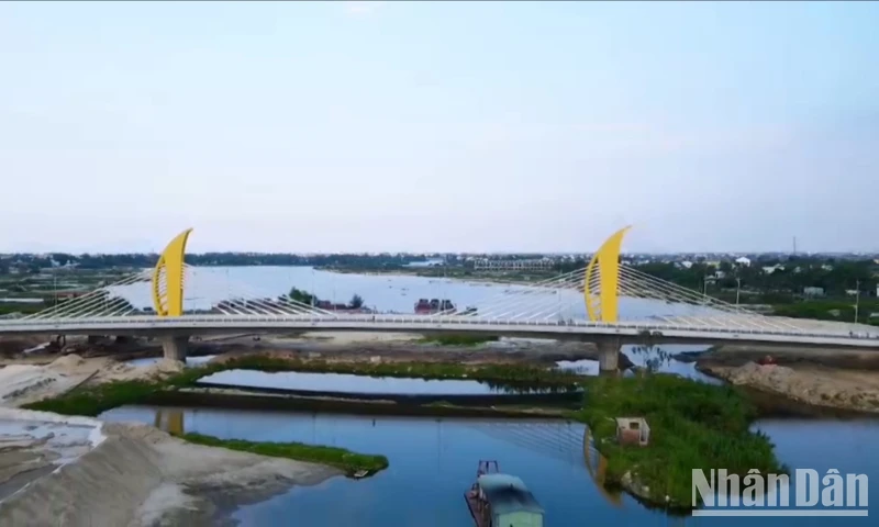Cầu Nguyễn Duy Hiệu bắt qua sông Cổ Cò đã hoàn thành, đưa vào sử dụng.