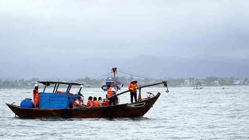 Khu vực bến phà Tam Hải, huyện Núi Thành (Quảng Nam)