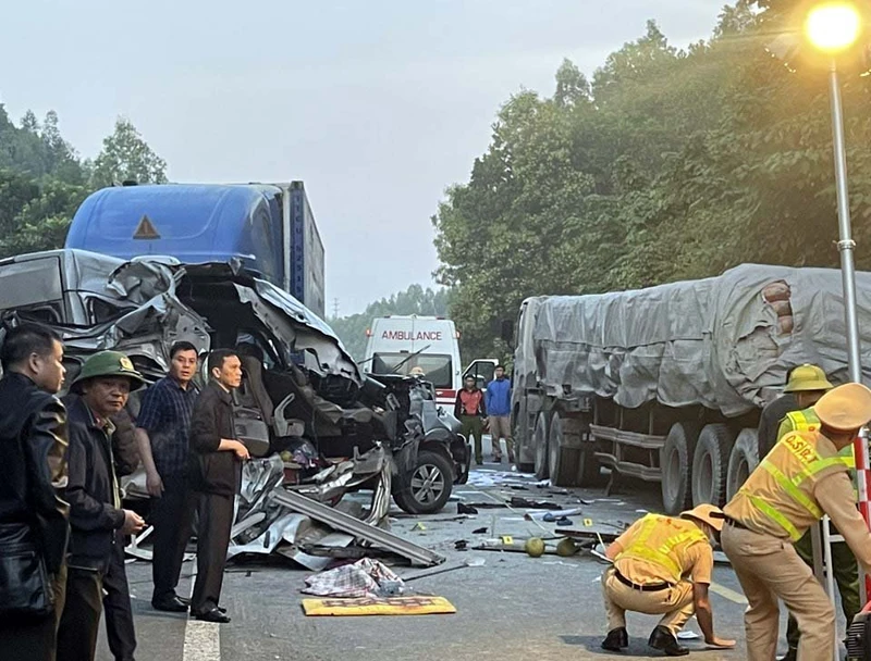 Vụ tai nạn đặc biệt nghiêm trọng tại Lạng Sơn ngày 31/10/2023.