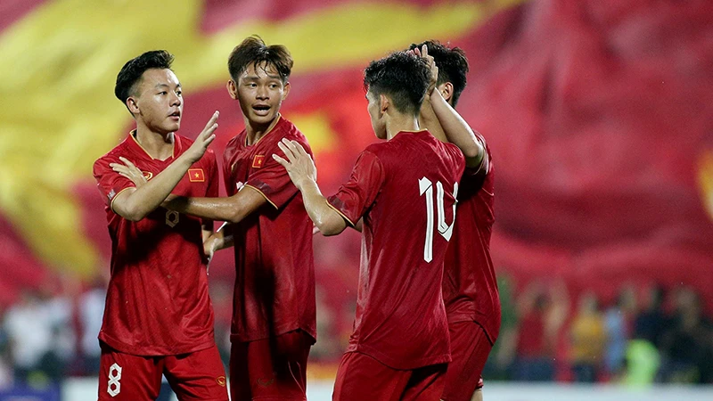 VCK U23 châu Á là nhiệm vụ trọng điểm của U23 Việt Nam trong năm. (Ảnh: Ngọc Phương)