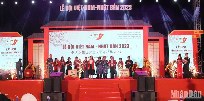 Khai mạc Lễ hội Việt Nam-Nhật Bản thành phố Đà Nẵng 2023 tối nay (13/7). (Ảnh: ANH ĐÀO)