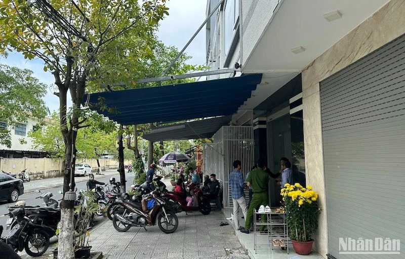 Cơ sở giáo dục nhóm trẻ Cầu Vồng (số 83 đường Tôn Quang Phiệt, phường An Hải Bắc, quận Sơn Trà, thành phố Đà Nẵng) hoạt động không phép. (Ảnh: ANH ĐÀO)